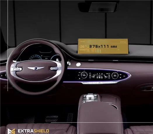 Genesis GV70 2020 - Present Digital Speedometer Vetro Protettivo HD trasparente di navigazione Protezione Genesis GV70 2020 - Present Digital Speedometer Vetro Protettivo HD trasparente di navigazione Protezione