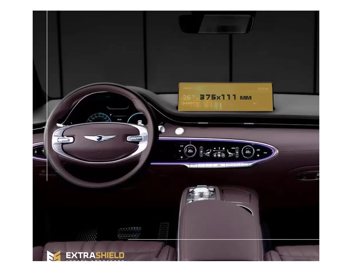 Genesis GV70 2020 - Present Digital Speedometer Protection d'écran Résiste aux rayures HD transparent Genesis GV70 2020 - Present Digital Speedometer Protection d'écran Résiste aux rayures HD transparent