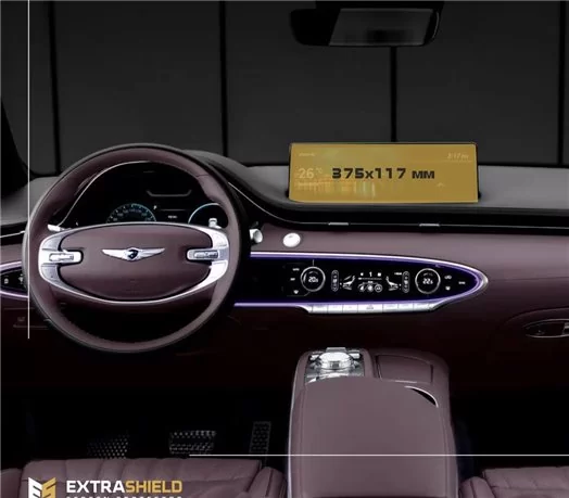 Genesis GV70 2020 - Present Digital Speedometer Protection d'écran Résiste aux rayures HD transparent Genesis GV70 2020 - Present Digital Speedometer Protection d'écran Résiste aux rayures HD transparent