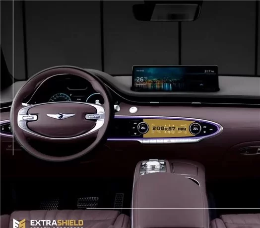 Genesis GV70 2020 - Present Digital Speedometer Protection d'écran Résiste aux rayures HD transparent Genesis GV70 2020 - Present Digital Speedometer Protection d'écran Résiste aux rayures HD transparent