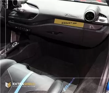 Ferrari F8 Tributo 2019 - Present Multimedia passenger ExtraShield Screeen Protector
