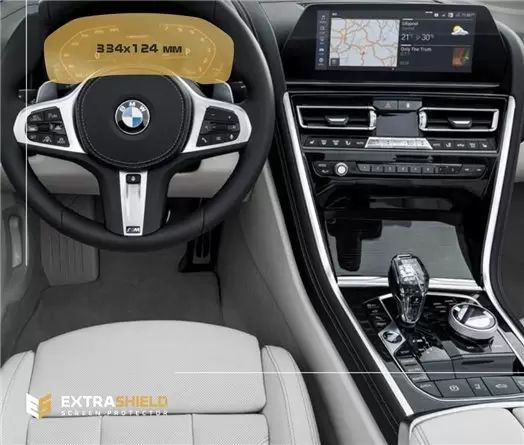 BMW 7 Series (G11/G12) 2019 - Present Digital Speedometer (without camera) 12,3" Vetro Protettivo HD trasparente di navigazione 