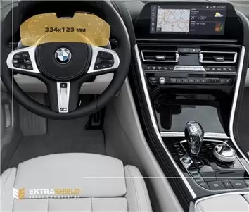 BMW 7 Series (G11/G12) 2019 - Present Digital Speedometer (Avec camera) 12,3" Protection d'écran Résiste aux rayures HD transpar