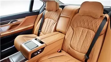 BMW 7 Series (F01/F02) 2012 - 2015 Passenger monitors (2 pcs,) Protection d'écran Résiste aux rayures HD transparent - 1