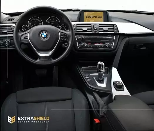 BMW 3 Series (G20) 2018 - Present Digital Speedometer (with sensor) 12,3" HD transparant navigatiebeschermglas