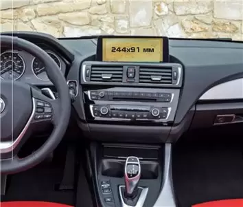 BMW 3 Series (G20) 2020 - Present Digital Speedometer (without sensor) 12,3" HD transparant navigatiebeschermglas
