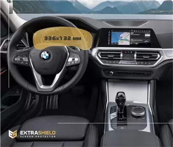BMW 3 Series (G20) 2020 - Present Digital Speedometer (without sensor) 12,3" ExtraShield Screeen Protector