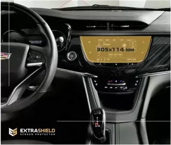 BMW i4 2022 - Present BMW Live Cockpit Plus Avec curved display BMW Protection d'écran Résiste aux rayures HD transparent - 1