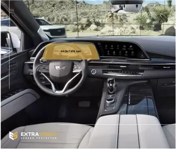 BMW iX 2020 - Present BMW Live Cockpit Plus Avec curved display BMW Protection d'écran Résiste aux rayures HD transparent - 1