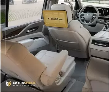 Cadillac Escalade 2021 - Present Passenger monitors (2 pcs,) ExtraShield Screeen Protector