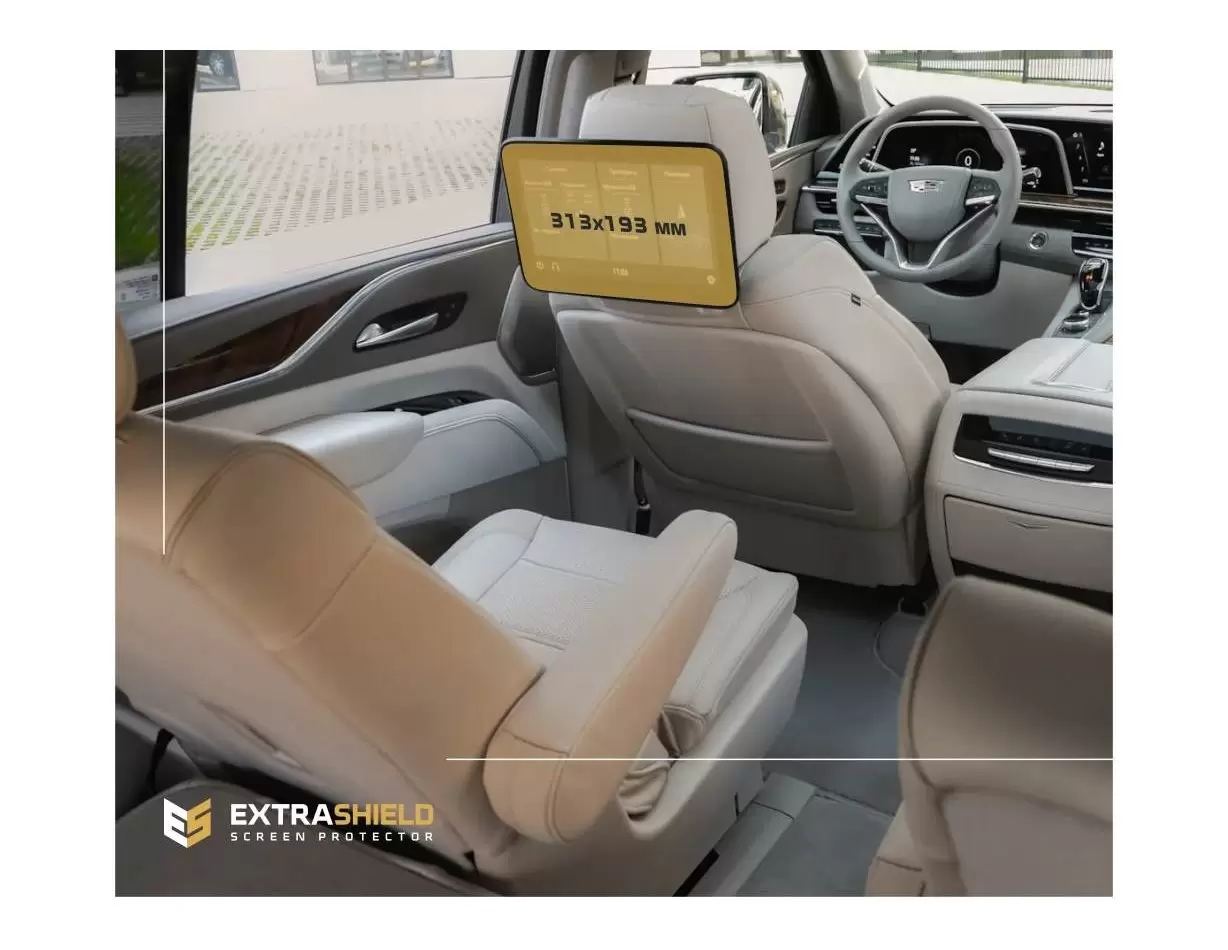 Cadillac CT6 2018 - 2020 Multimedia 8" HD transparant navigatiebeschermglas