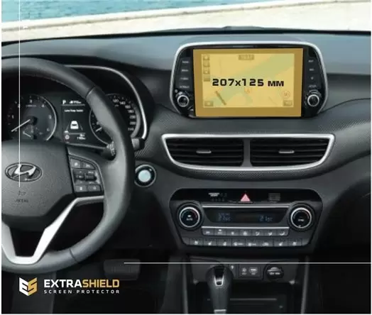 Hyundai Staria 2021 - Present Multimedia + climate-control Protection d'écran Résiste aux rayures HD transparent - 1 - habillage