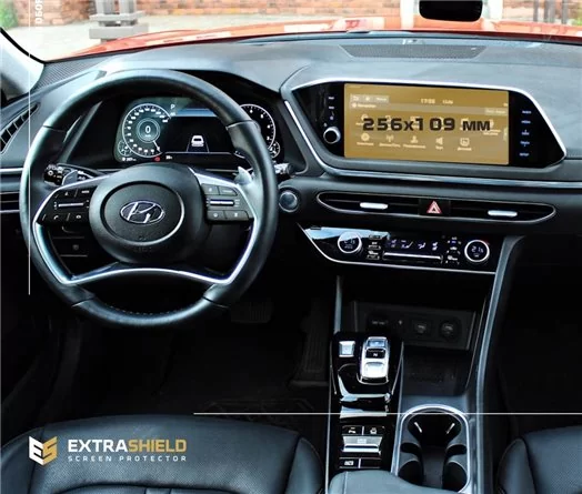 Hyundai Santa Fe 2021 - Present Multimedia 10,25" Protection d'écran Résiste aux rayures HD transparent - 1 - habillage decor de Hyundai Santa Fe 2021 - Present Multimedia 10,25" Protection d'écran Résiste aux rayures HD transparent - 1 - habillage decor de