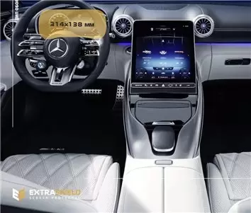 Mercedes-Benz SL-Class 2022 - Present Digital Speedometer ExtraShield Screeen Protector