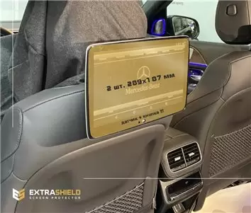 Mercedes-Benz GLS (W167) 2019 - Present Passenger monitors (2pcs,) 10,2"with camera + ON ExtraShield Screeen Protector