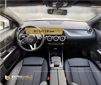 Mercedes-Benz GLA (X156) 2013 - 2017 Multimedia 10,3" HD transparant navigatiebeschermglas