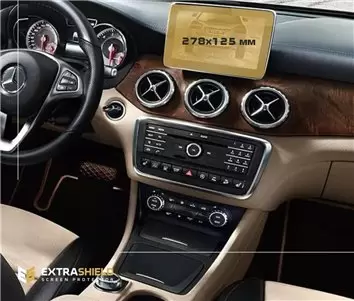 Mercedes-Benz GLA (X156) 2017 - 2020 Multimedia 8" HD transparant navigatiebeschermglas