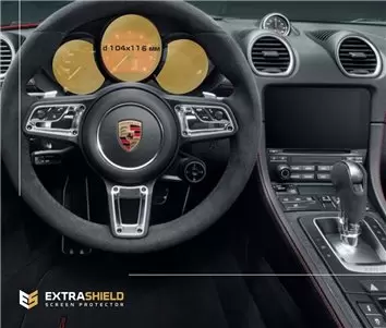 Porsche Cayman 2016 - Present Digital Speedometer 12" ExtraShield Screeen Protector