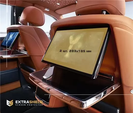 Rolls-Royce Phantom 2017 - Present Passenger monitors (2pcs,) 15" HD transparant navigatiebeschermglas