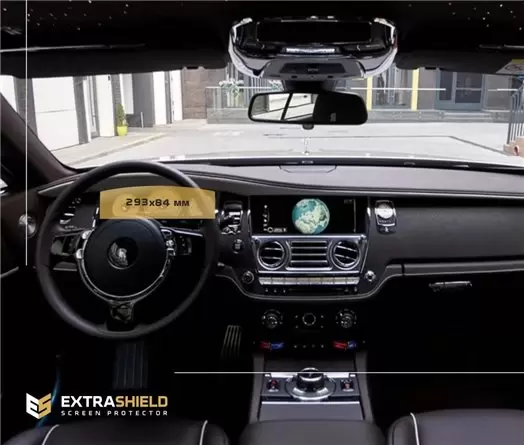 Rolls-Royce Wraith 2013 - Present Digital Speedometer HD transparant navigatiebeschermglas