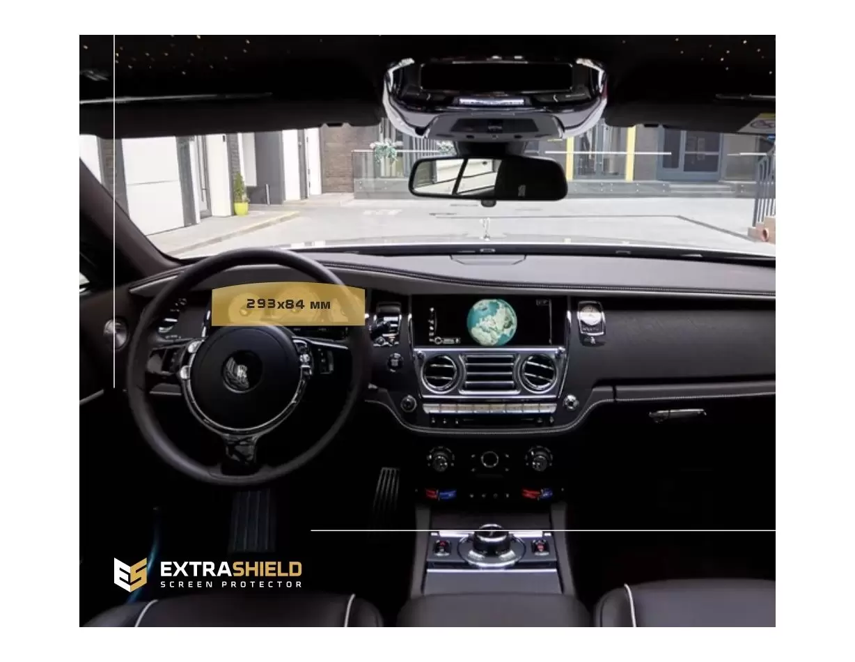 Rolls-Royce Wraith 2013 - Present Digital Speedometer HD transparant navigatiebeschermglas
