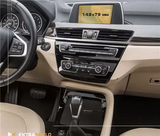 BMW X1 (F48) 2015 - 2019 Multimedia 6,5" ExtraShield Screeen Protector