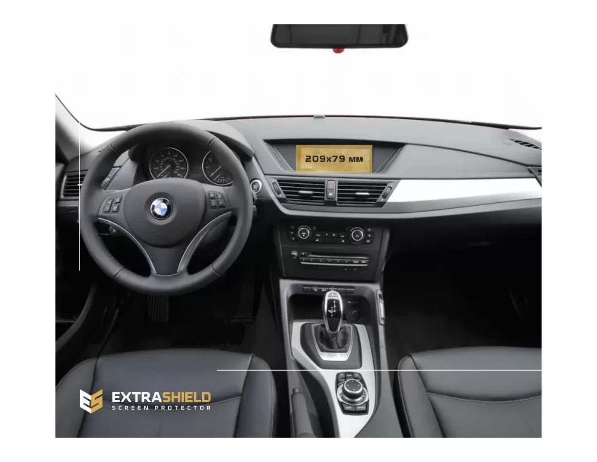 BMW 8 Series (G14-16) 2018 - Present Digital Speedometer (without sensor) 12,3" HD transparant navigatiebeschermglas