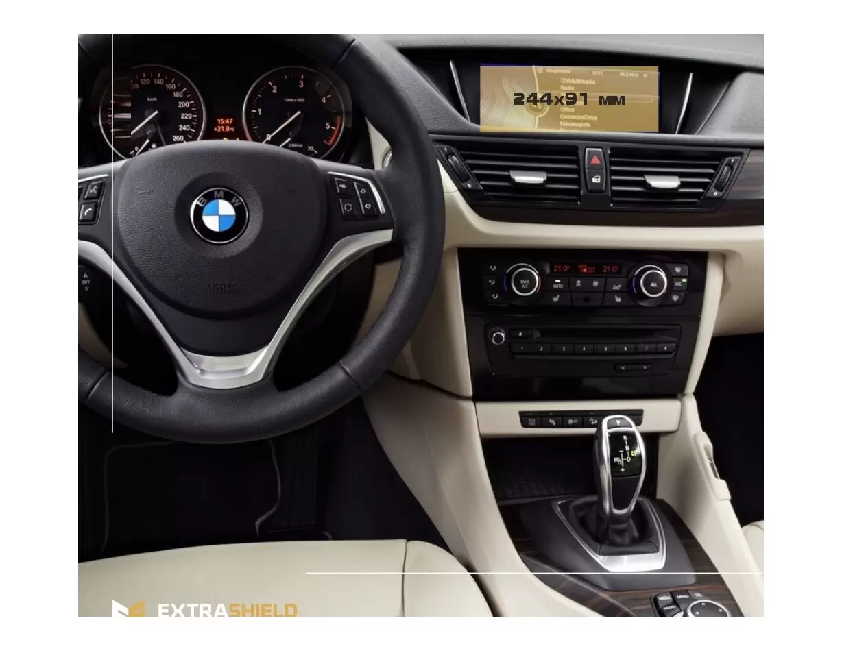 BMW X1 (E84) 2002 - 2015 Multimedia NBT 8,8" ExtraShield Screeen Protector