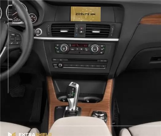 BMW X3 (F25) 2010 - 2014 Multimedia 8,8" ExtraShield Screeen Protector