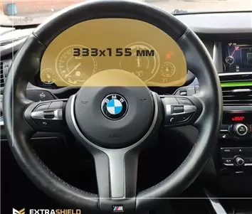 BMW X1 (F48) 2015 - 2019 Multimedia NBT EVO 10,2" Protection d'écran Résiste aux rayures HD transparent - 1