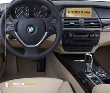 BMW 6 Series (G32) 2017 - 2020 Passenger monitors (2pcs,) 10,2" Protection d'écran Résiste aux rayures HD transparent - 1
