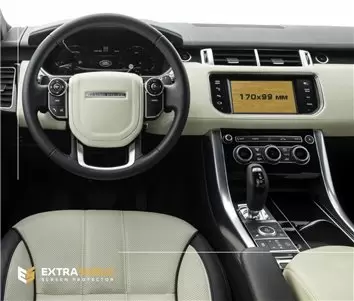 Land Rover RR Sport (L494) 2012 - 2017 Multimedia Protection d'écran Résiste aux rayures HD transparent - 1 - habillage decor de