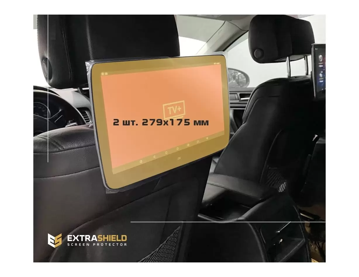 Volkswagen Touareg (CR) R-Line 2018 - Present Passenger monitors HD transparant navigatiebeschermglas