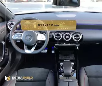 Mercedes-Benz CLA (C118) 2019 - Present Digital Speedometer + Multimedia 10,25" ExtraShield Screeen Protector