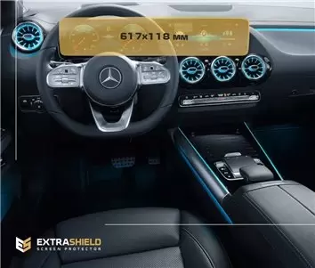 Mercedes-Benz B-Class (T247) 2018 - 2020 Digital Speedometer + Multimedia 12,3" ExtraShield Screeen Protector