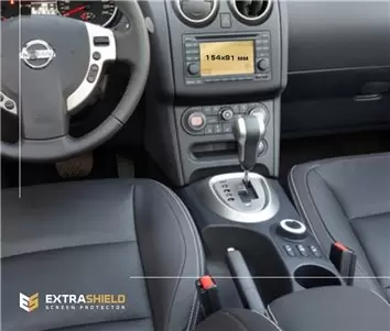 Nissan Qashqai (J11) 2013 - Present Multimedia Nissan Connect 7" Protection d'écran Résiste aux rayures HD transparent - 1 - hab