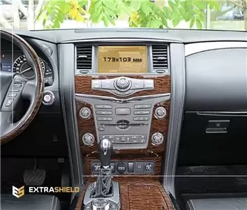Nissan Patrol (Y62) 2010 - 2017 Multimedia 8" HD transparant navigatiebeschermglas