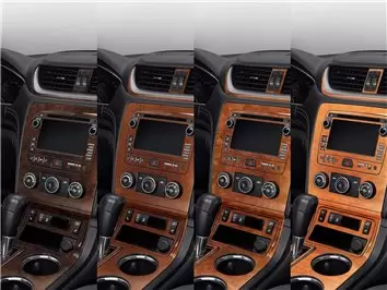 KIA Sorento 2011-UP Full Set, Manual Gearbox AC, W/O Navigation system Interior BD Dash Trim Kit