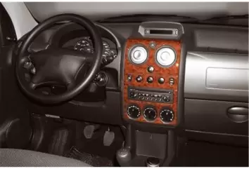 Citroen Berlingo 10.02-07.08 3M 3D Interior Dashboard Trim Kit Dash Trim Dekor 7-Parts