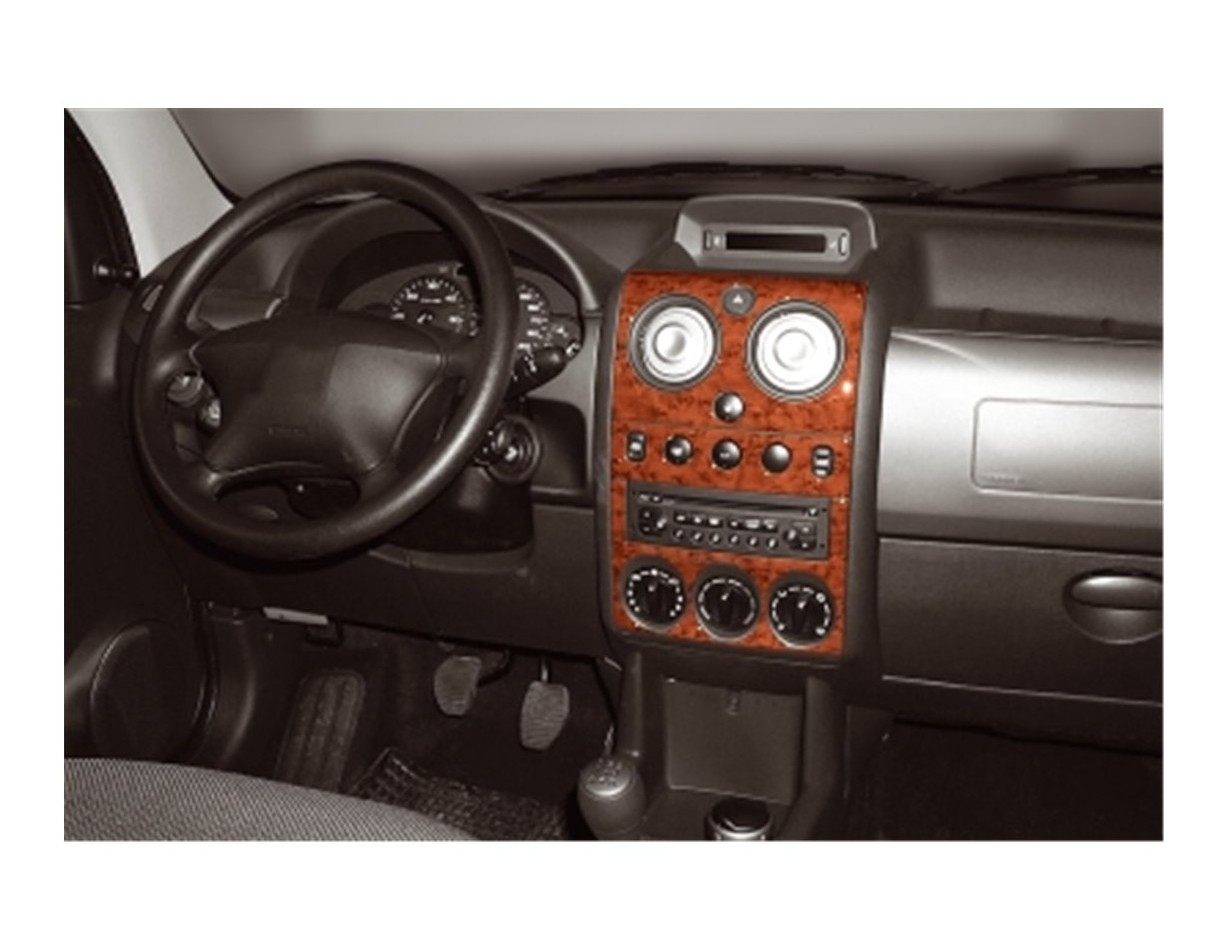 Citroen Berlingo 10.02-08 Mittelkonsole Armaturendekor Cockpit Dekor 7-Teilige - 1- Cockpit Dekor Innenraum