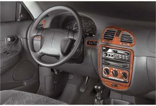 Daewoo Nubira I 05.97 - 01.99 Kit Rivestimento Cruscotto all'interno del veicolo Cruscotti personalizzati 19-Decori