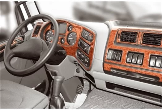 Daf LF 03.2001 Kit Rivestimento Cruscotto all'interno del veicolo Cruscotti personalizzati 23-Decori