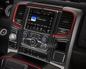 Dodge Ram 2016-2018 Cruscotto BD Rivestimenti interni touch Screen Display, With Front Bucket Seats, 65 Pcs.