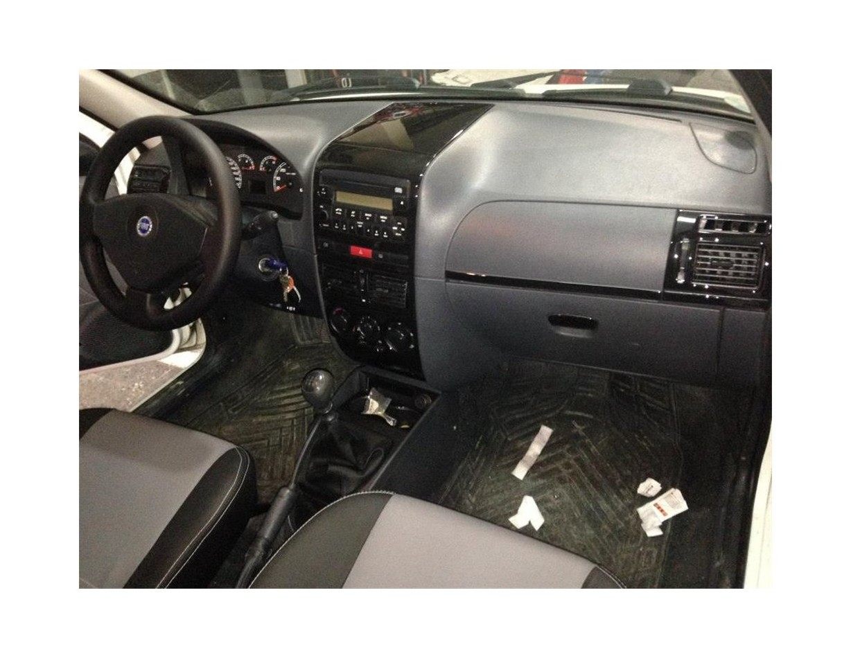 Fiat Albea 2005 Kit la décoration du tableau de bord 11-Pièce - 1 - habillage decor de tableau de bord