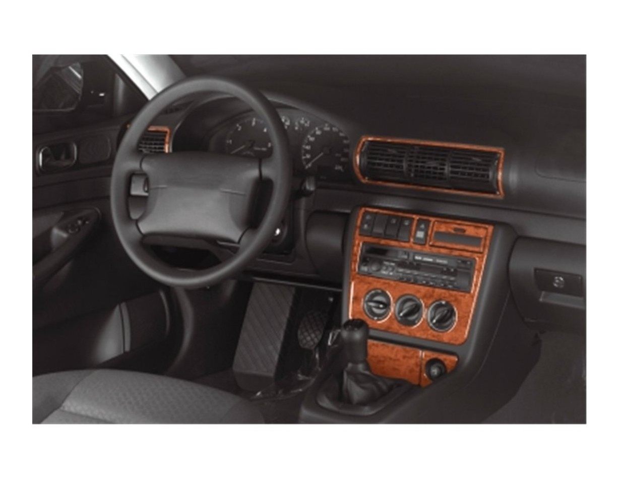Audi A4 B5 Typ 8D 11.94 - 01.99 3D Inleg dashboard Interieurset aansluitend en pasgemaakt op he 7 -Teile