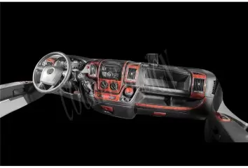 Fiat Ducato 02.2006 3M 3D Interior Dashboard Trim Kit Dash Trim Dekor 23-Parts