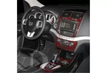Fiat Freemont ab 2011 3M 3D Interior Dashboard Trim Kit Dash Trim Dekor 19-Parts
