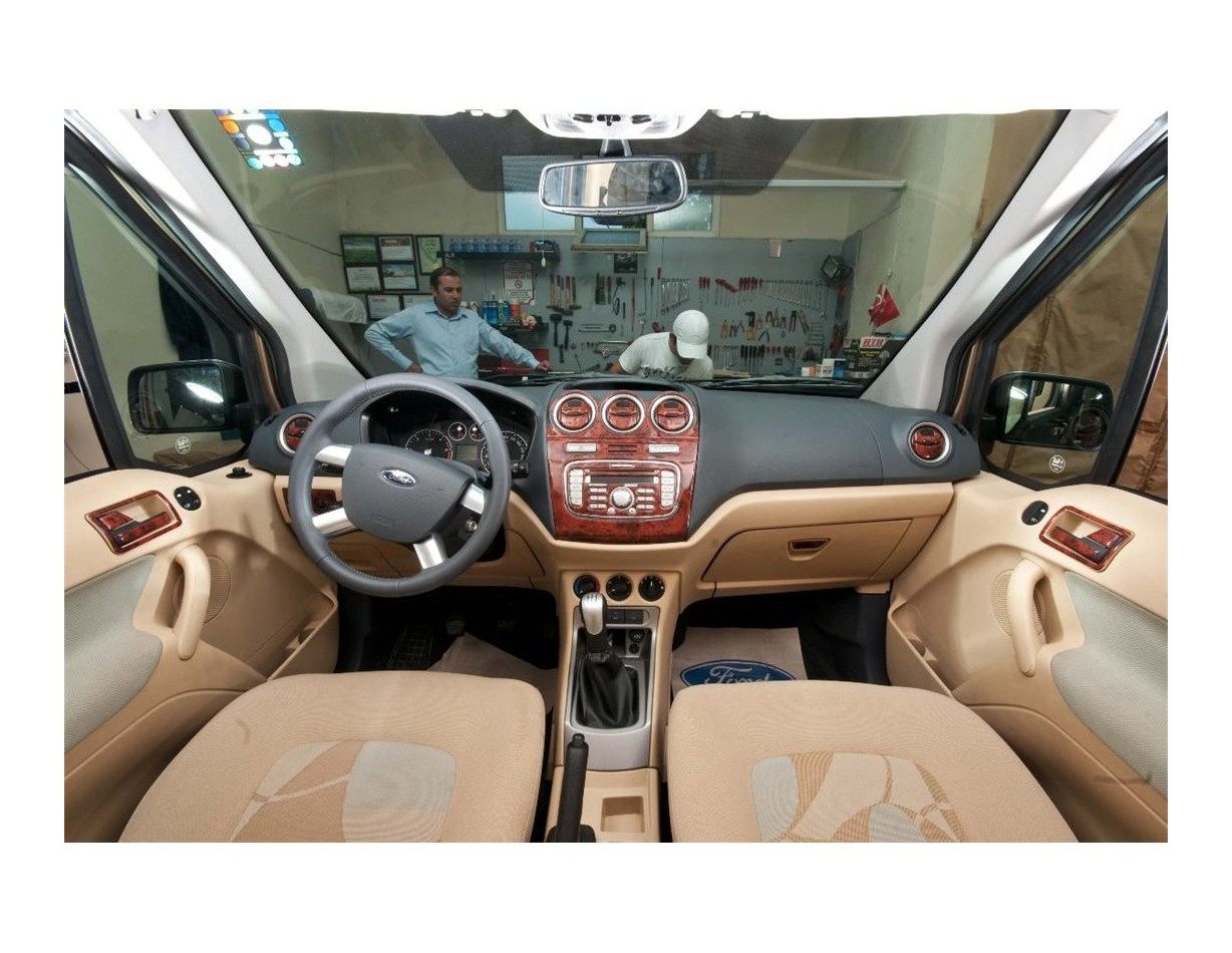 Ford Connect 05.09 - 01.14 3D Inleg dashboard Interieurset aansluitend en pasgemaakt op he 41 -Teile