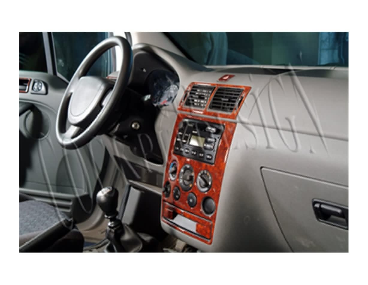 Ford Connect GLX 06.02 - 09.06 3D Inleg dashboard Interieurset aansluitend en pasgemaakt op he 21 -Teile