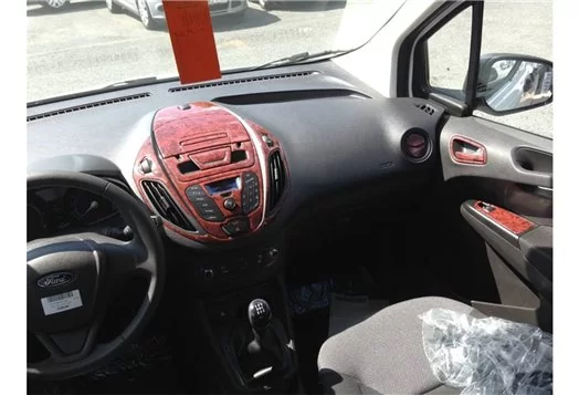 Ford Courier 2014 Mittelkonsole Armaturendekor Cockpit Dekor 29-Teilige - 1- Cockpit Dekor Innenraum